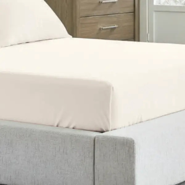 Fitted Sheet (120 x 200 cm) - Cream