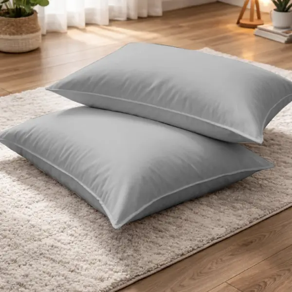 Pillow Case S/2 (50 x 75 cm)- Grey