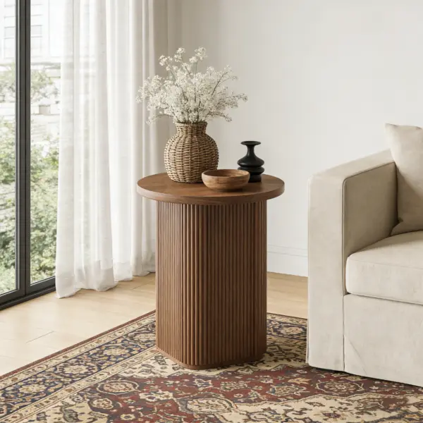Zagato End Table - Walnut