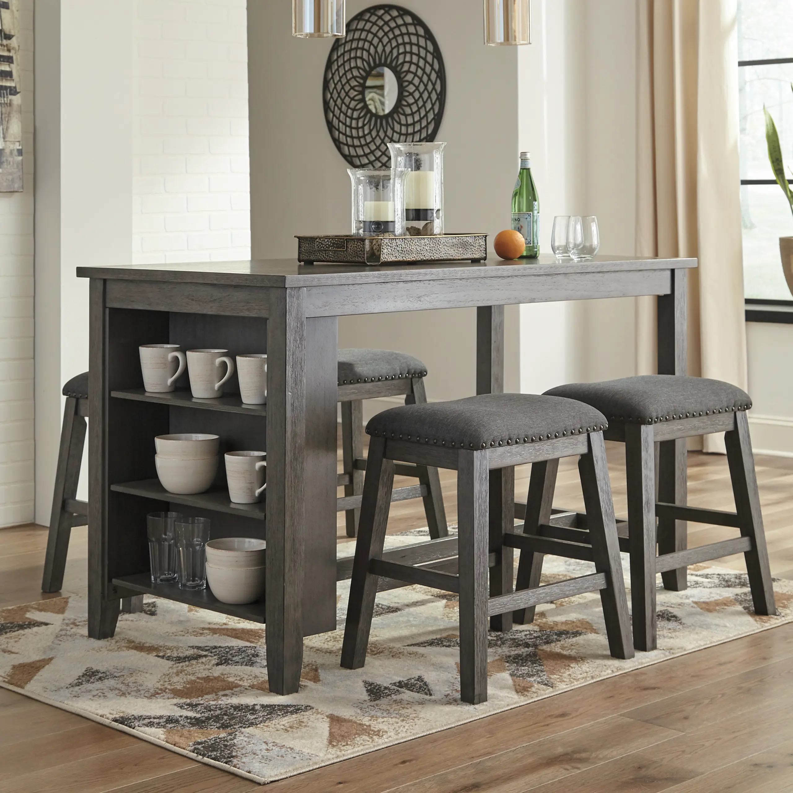 Caitbrook 4 Seater Counter Table Bg United Furniture