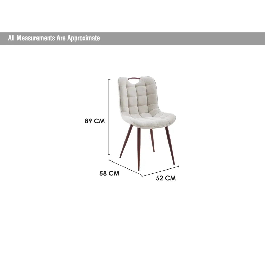 Nuvora Dining Chair Beige 1 Dia United Furniture