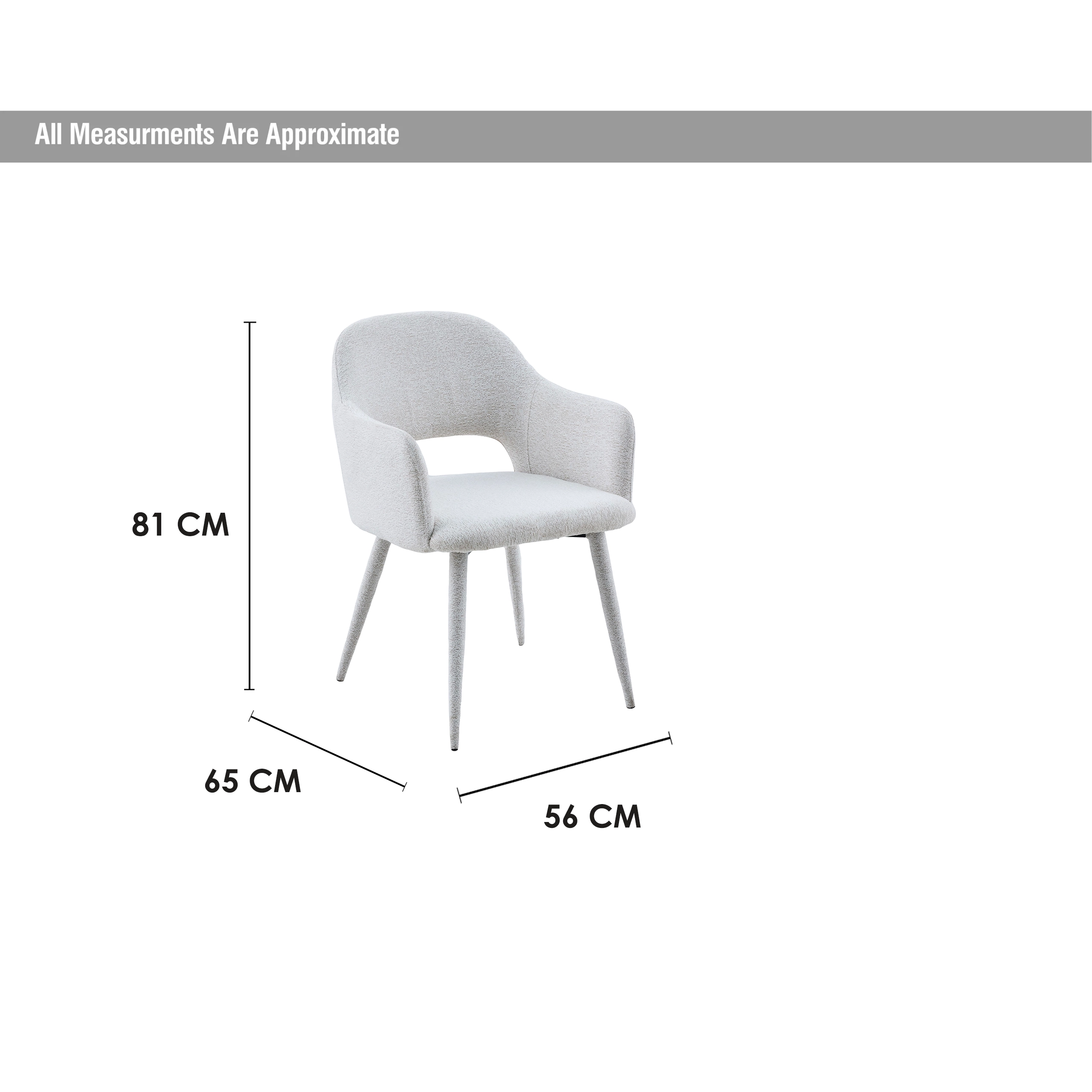 Layali Chair Beige Dim United Furniture