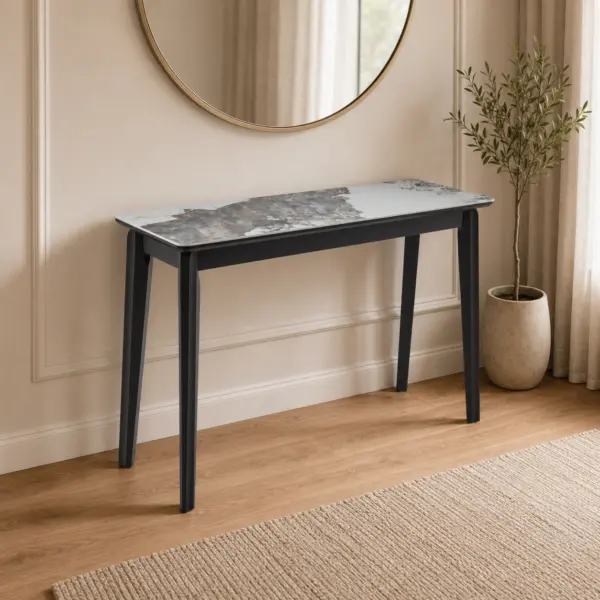 Nuvora Console Table - Light Grey
