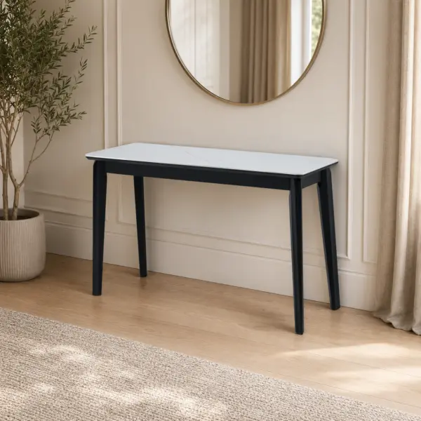 Nuvora Console Table - Snow White