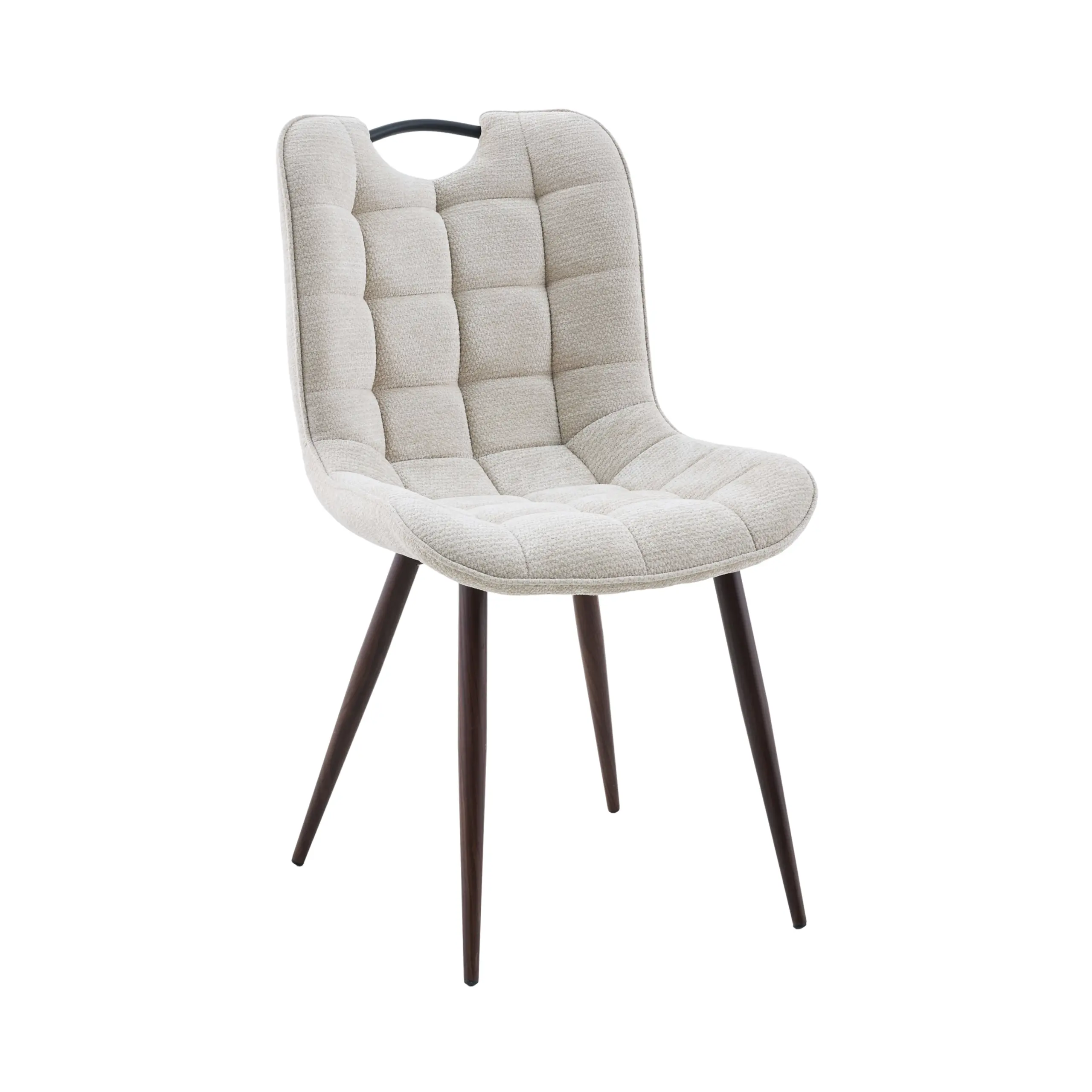 Nuvora Chair Beige Angle United Furniture