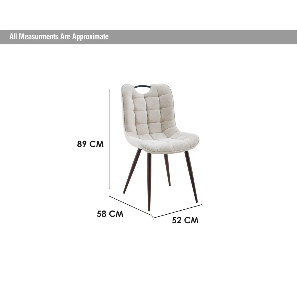 Nuvora Chair Beige Dim United Furniture