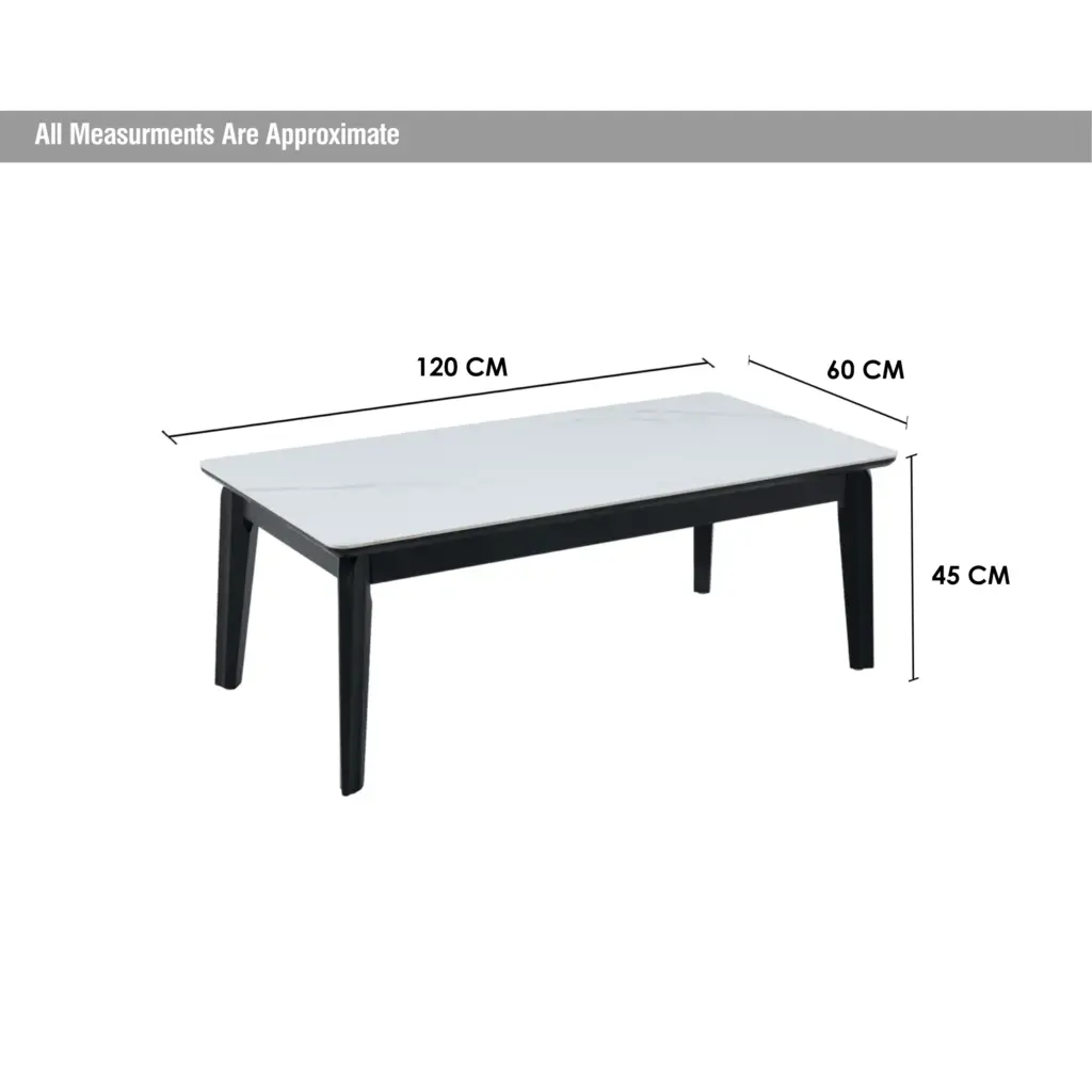 Nuvora Coffee Table Snow White Dim United Furniture