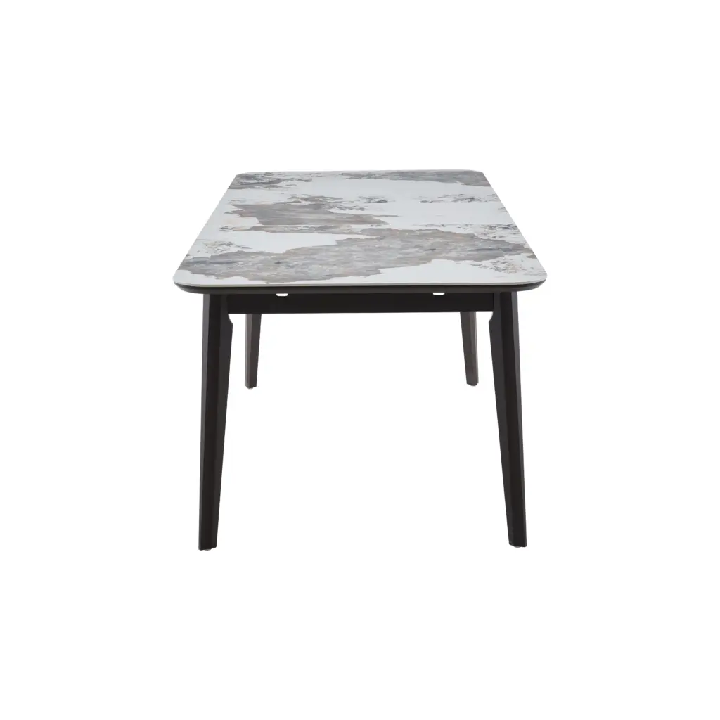 Nuvora Dining Table Light Grey Side United Furniture