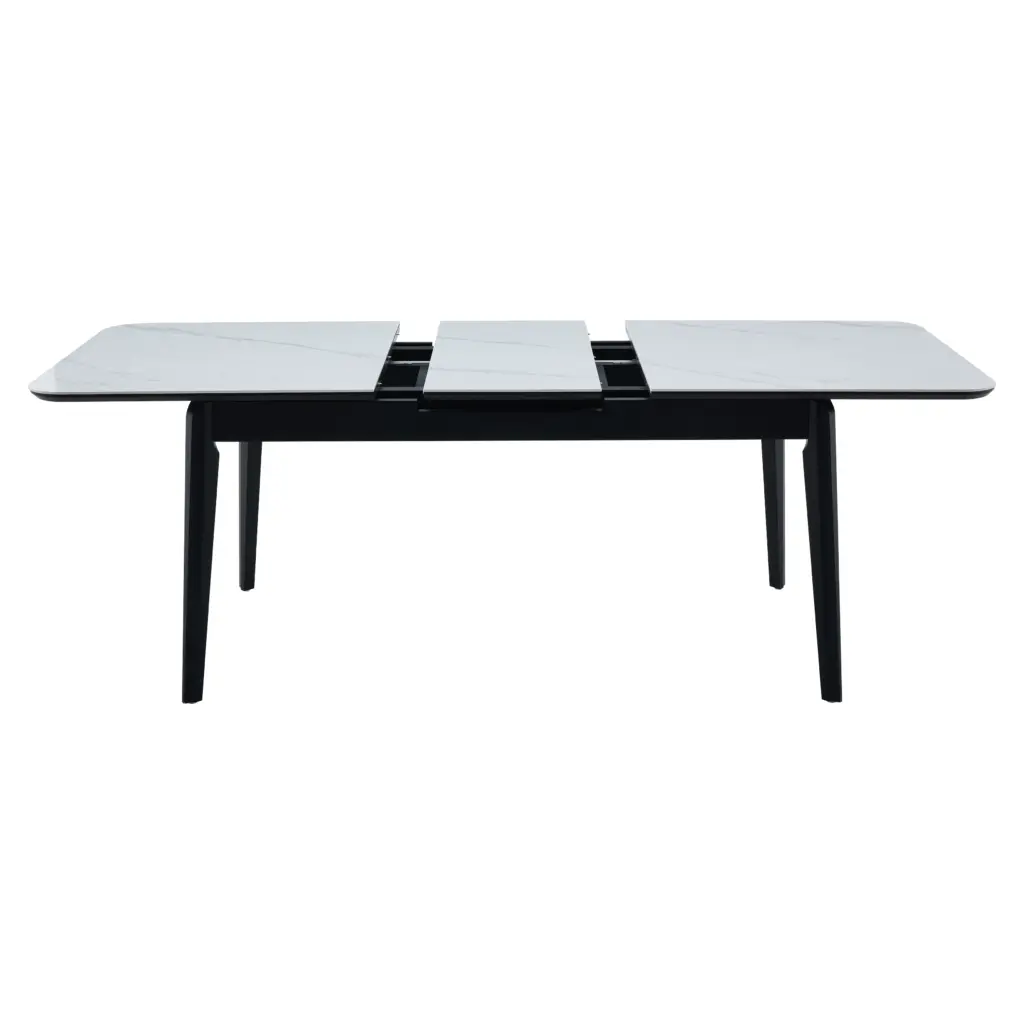 Nuvora Dining Table Snow Open Scaled United Furniture