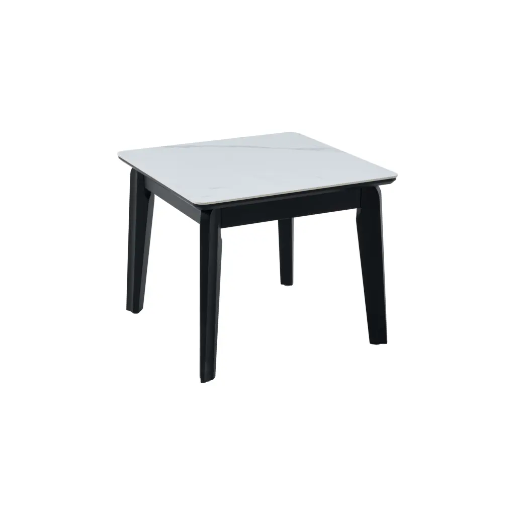 Nuvora End Table Snow Angle United Furniture