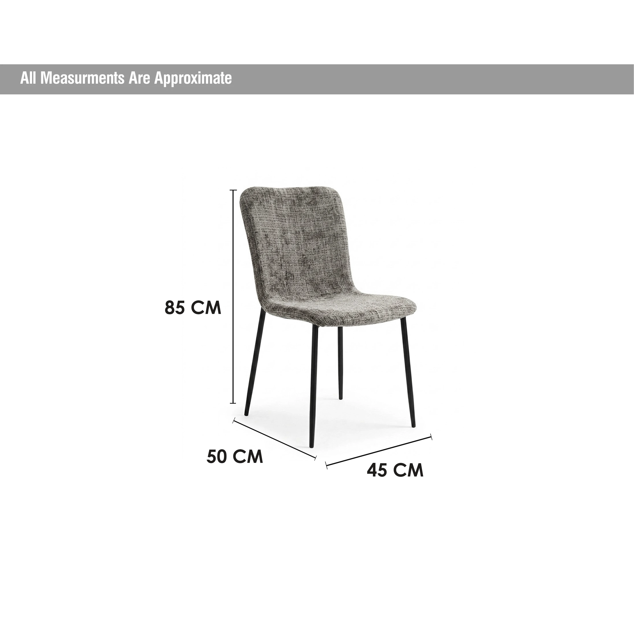 Suri Dining Chair Grey Dim United Furniture