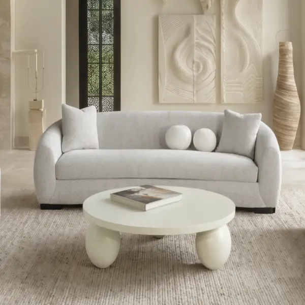 Arese 2 Seater Sofa - Light Grey