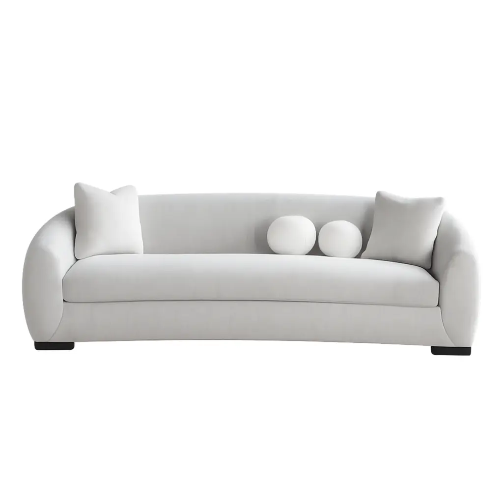 Arese 3 Seater Light Grey United Furniture