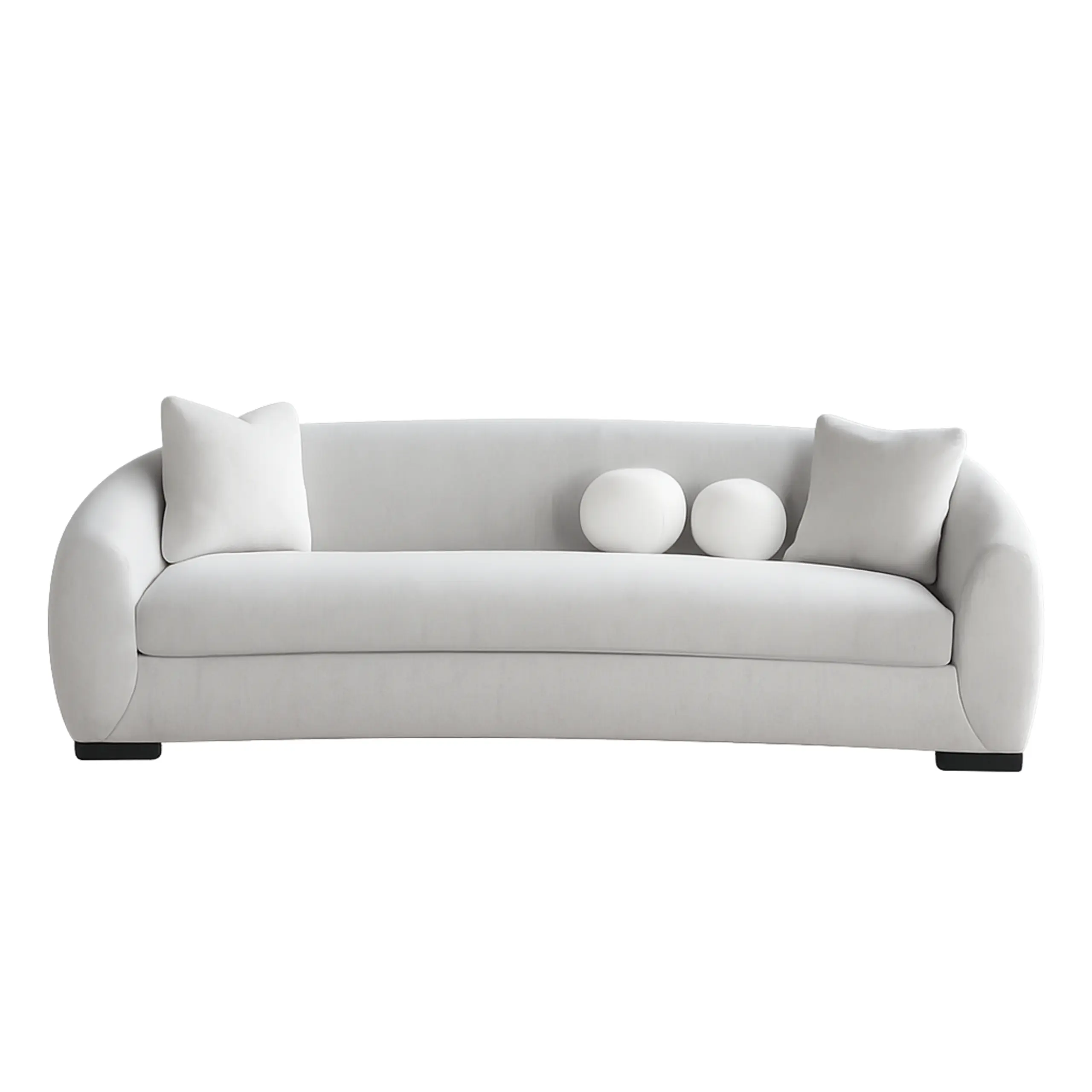 Arese 3 Seater Light Grey United Furniture