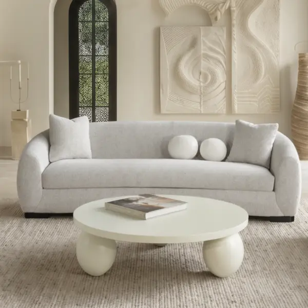 Arese 3 Seater Sofa - Light Grey