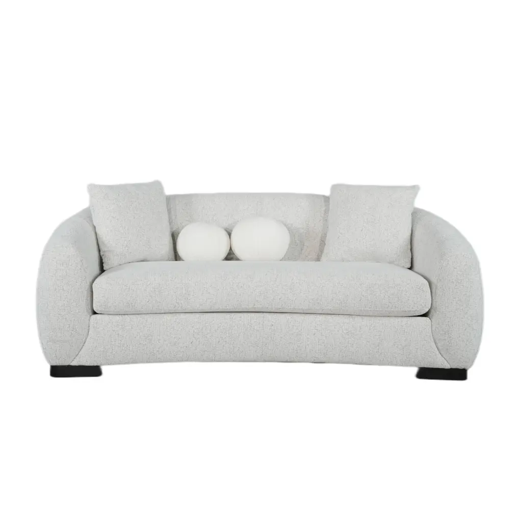 Arese Light Grey 2 Seater United Furniture