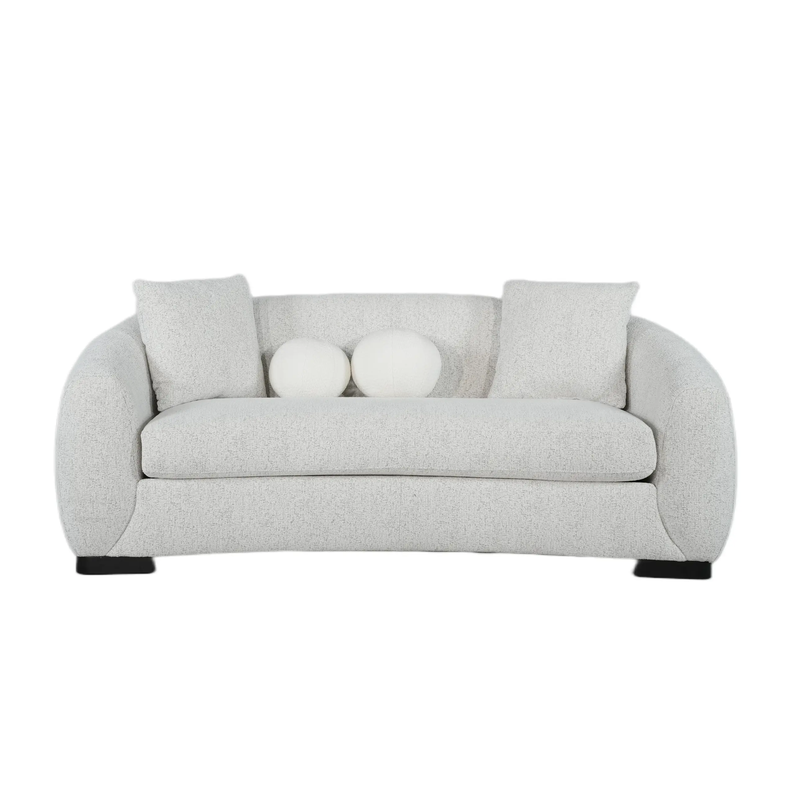 Arese Light Grey 2 Seater United Furniture