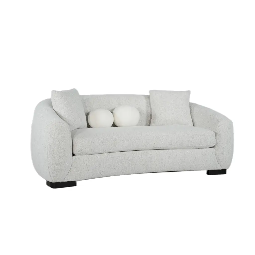 Arese Light Grey 2 Seater United Furniture