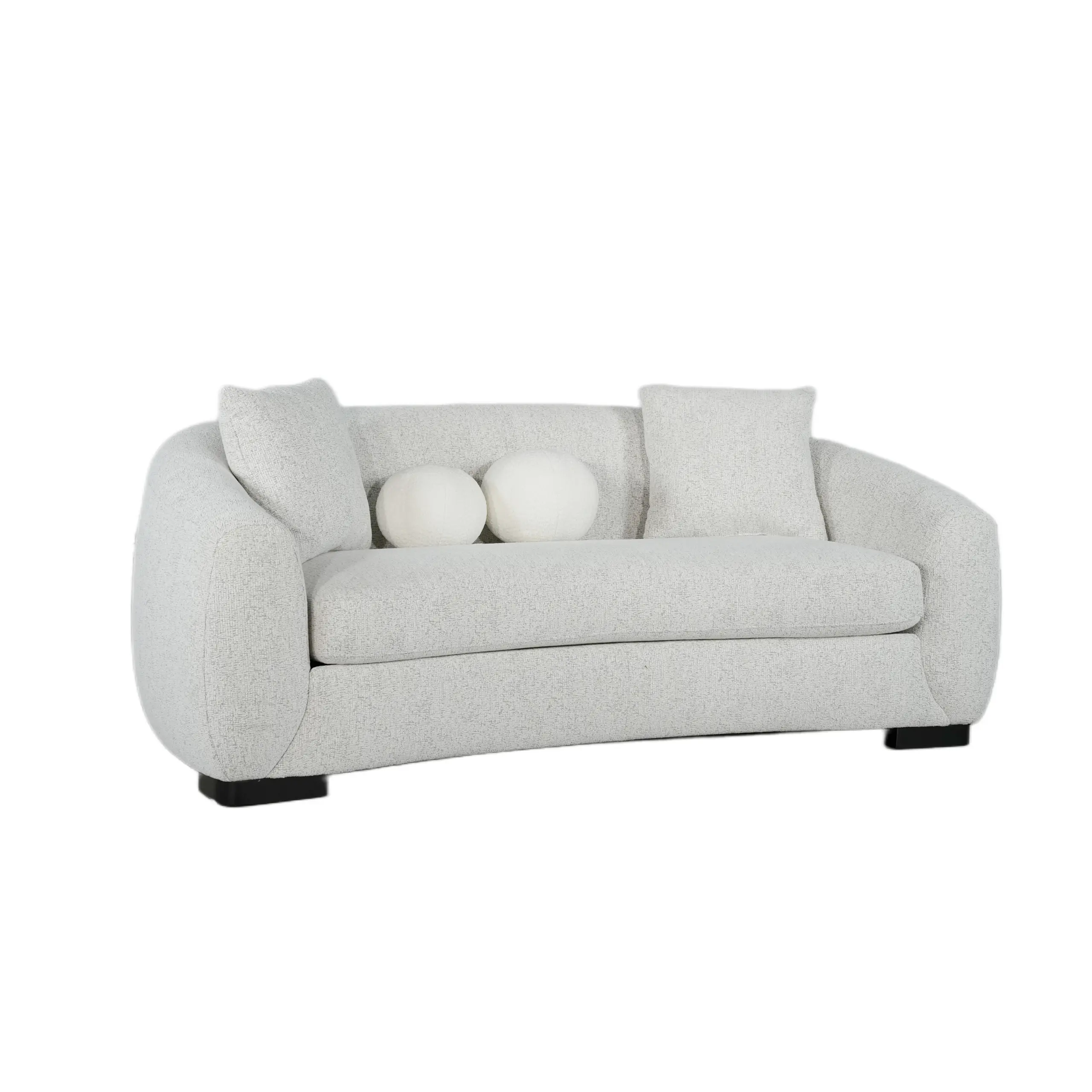Arese Light Grey 2 Seater United Furniture