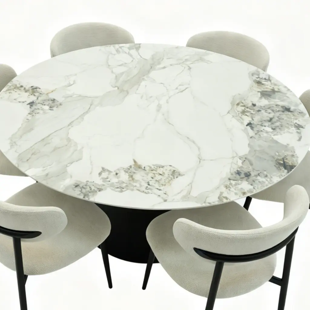 Botecos Dining Table Round Top United Furniture