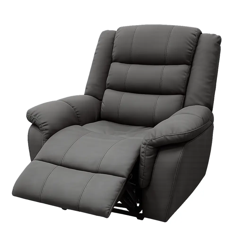 Calmiro Single Recliner Dark Grey Scaled1 United Furniture