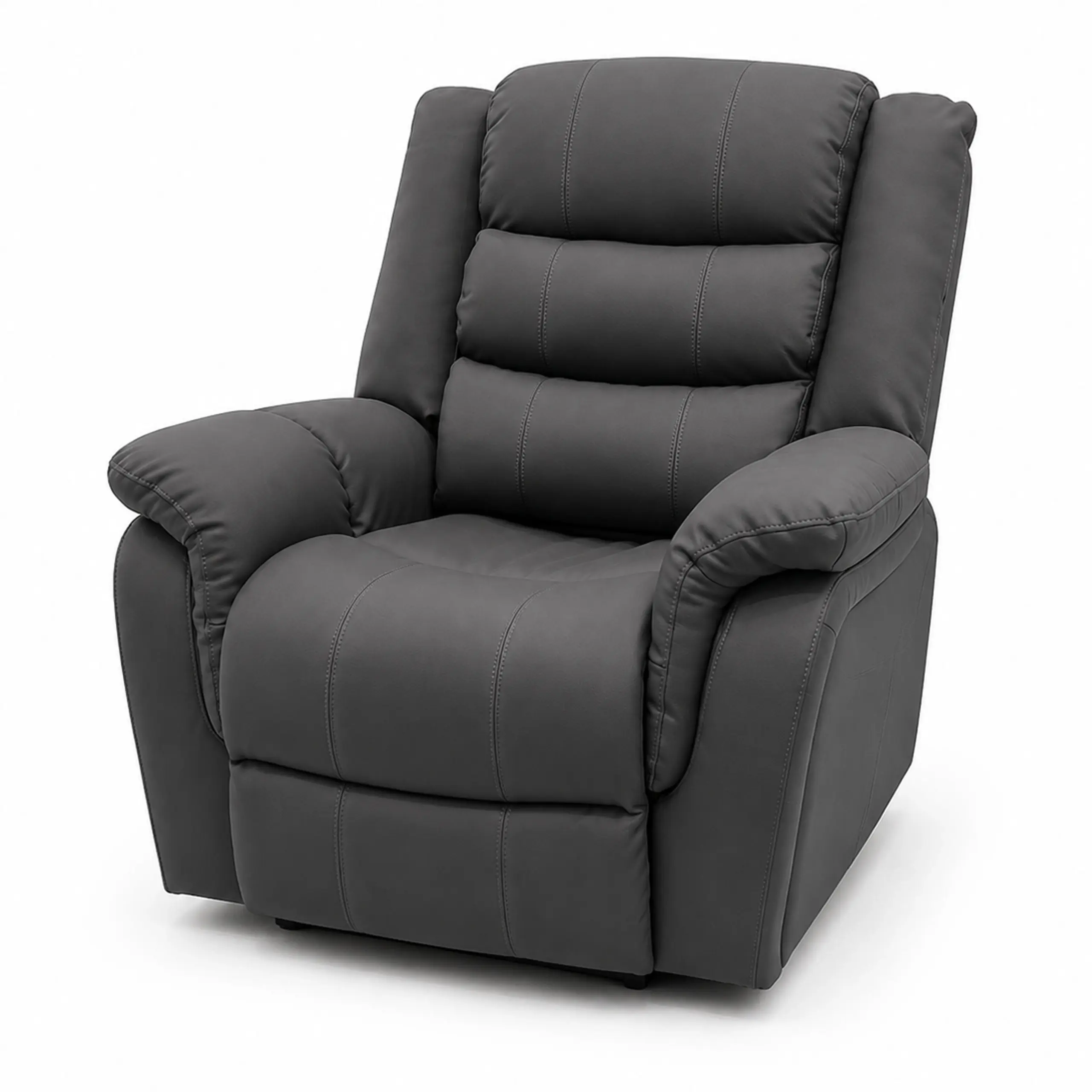 Calmiro Single Recliner Dark Grey Scaled2 United Furniture