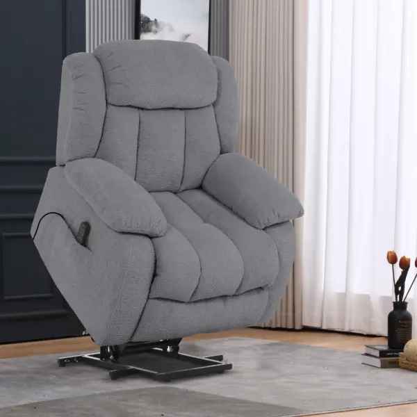 Dream Single Seater with Power Recliner, Lift Option and Massage - Grey