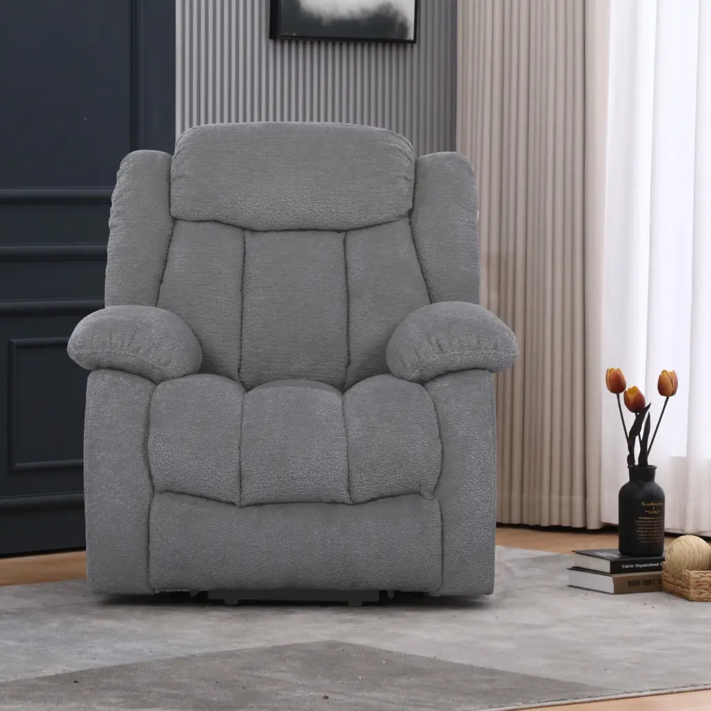 Dream Single Recliner Grey Bg2 United Furniture