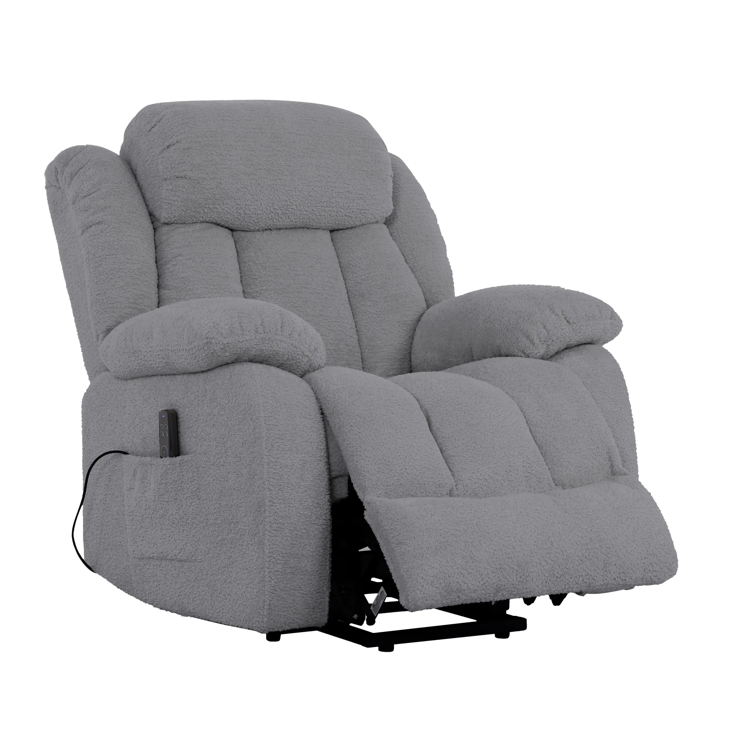 Dream Single Recliner Grey Scaled2 United Furniture