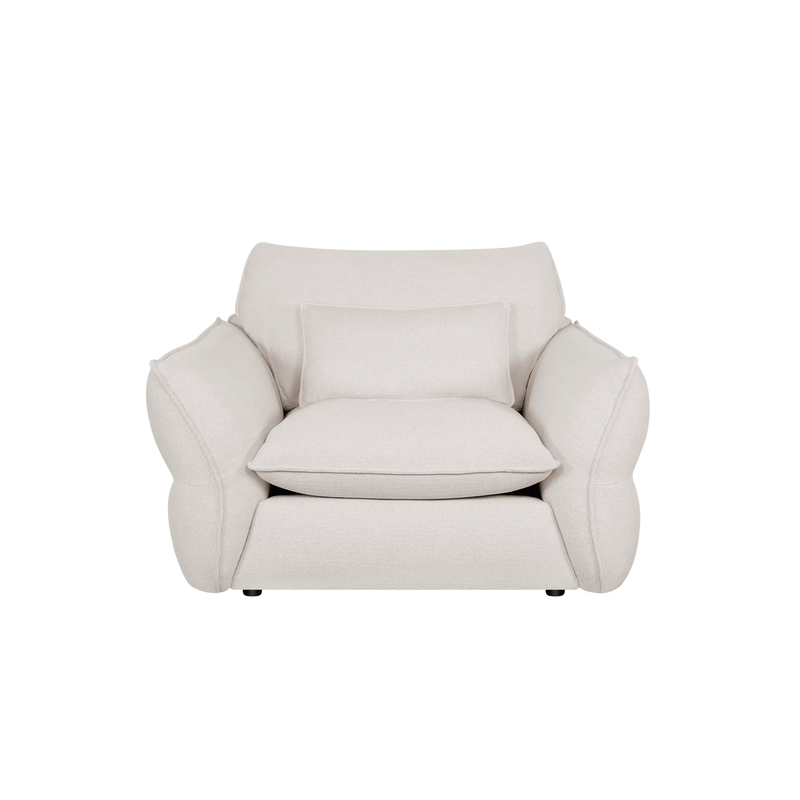 Elan Sofa Set Single Cream Scaled4 United Furniture