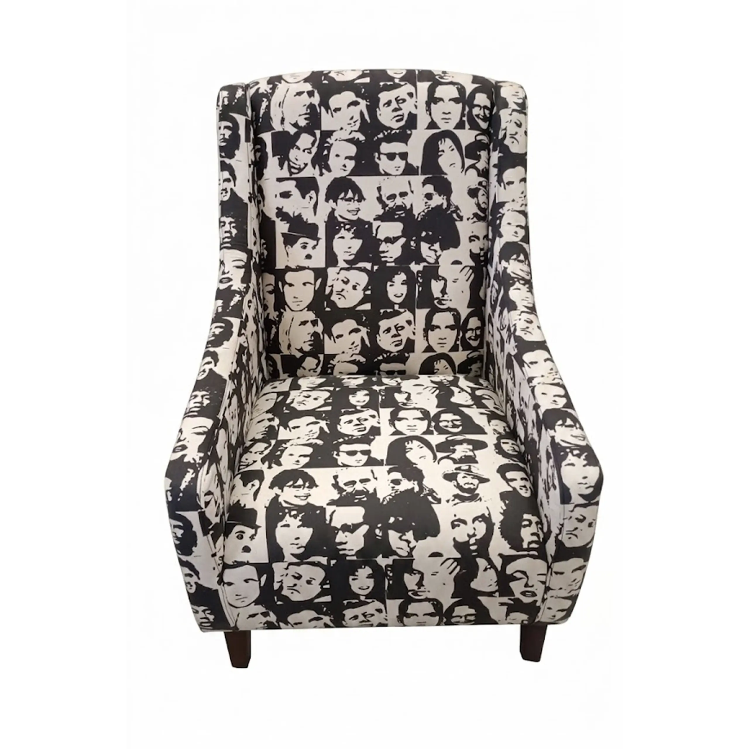 Face Print Arm Chair Scaled United Furniture