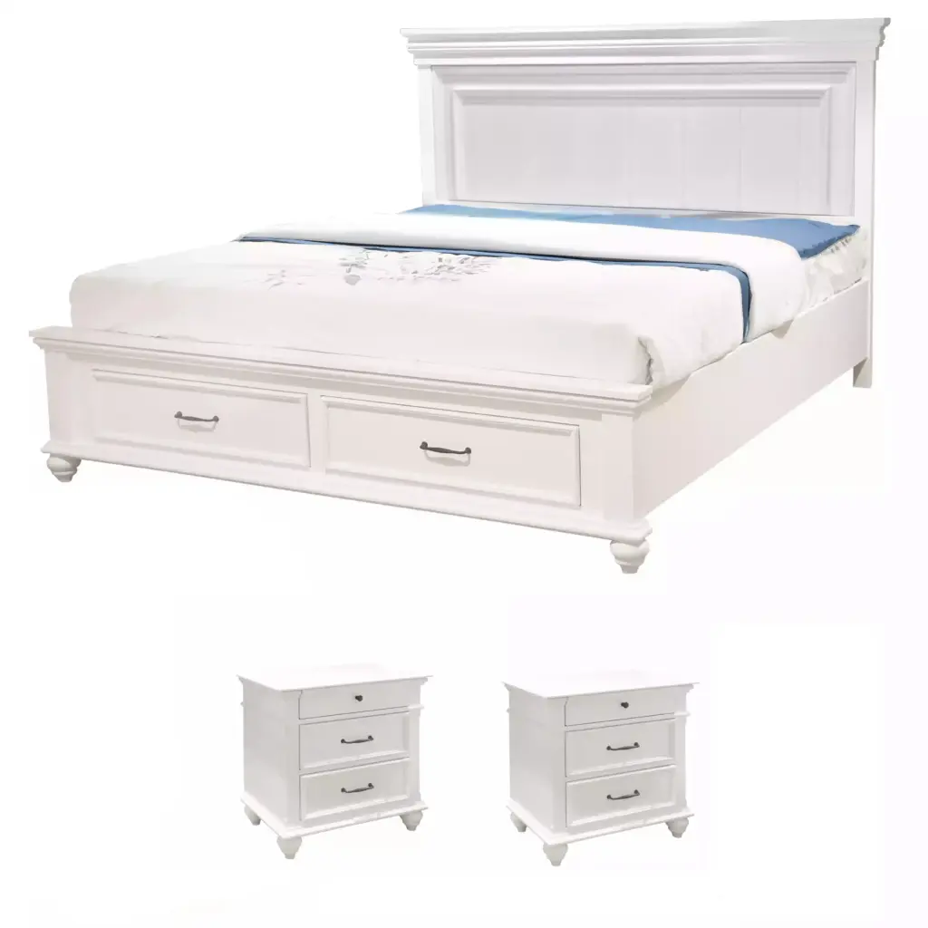 Farmsville Bedroom 3pcs Set United Furniture