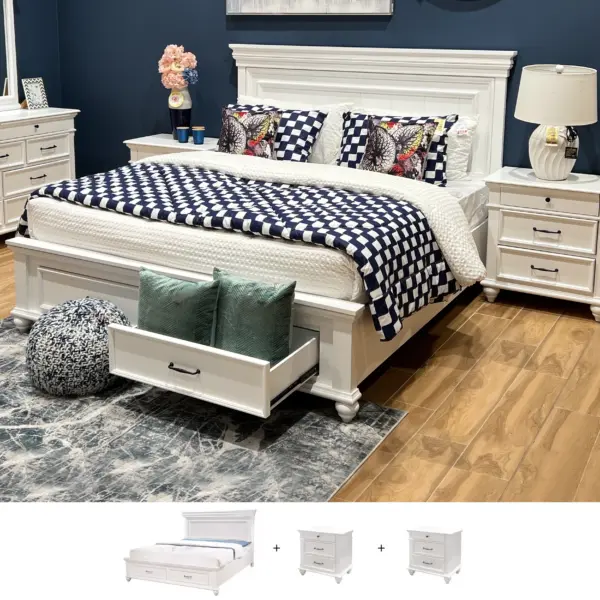 Farmsville 3 Pcs. King Bedroom Set