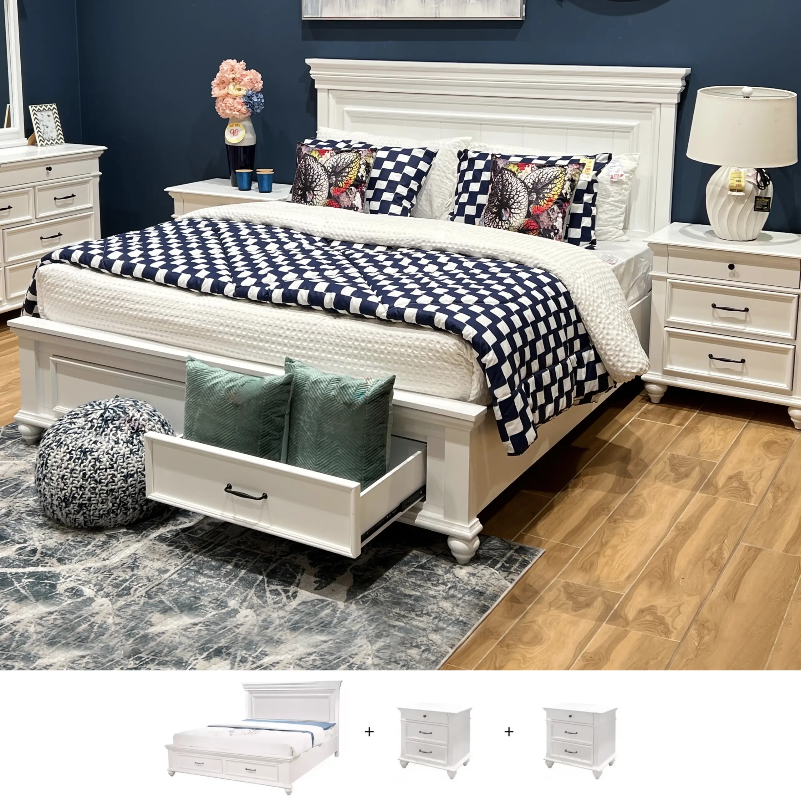 Farmsville Bedroom 3pcs Set Bg United Furniture