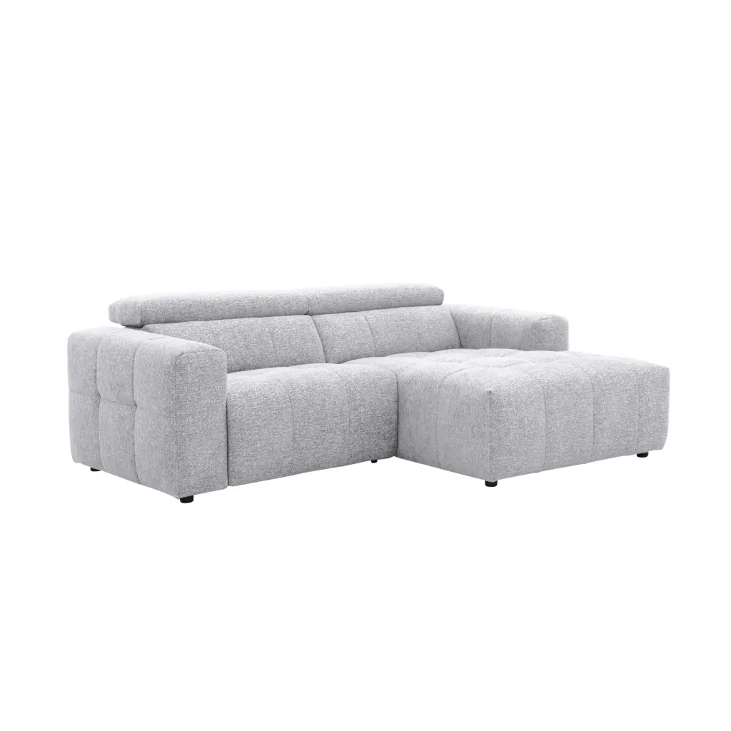 Flowmotion Corner Sofa Light Grey Left 3 United Furniture