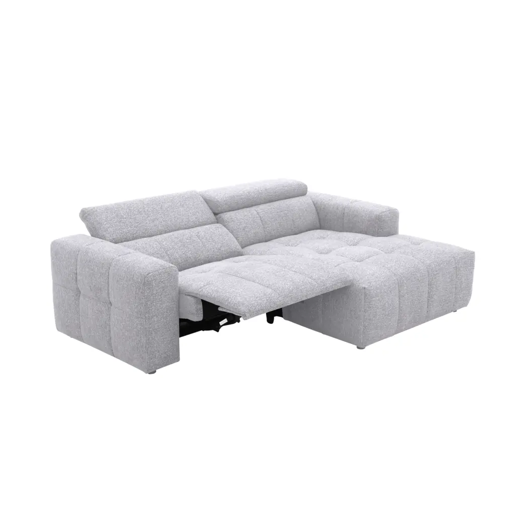 Flowmotion Corner Sofa Light Grey Left 5 United Furniture