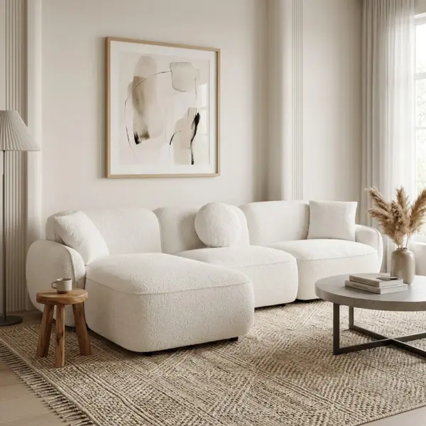 Fog Right Corner Sofa - Beige