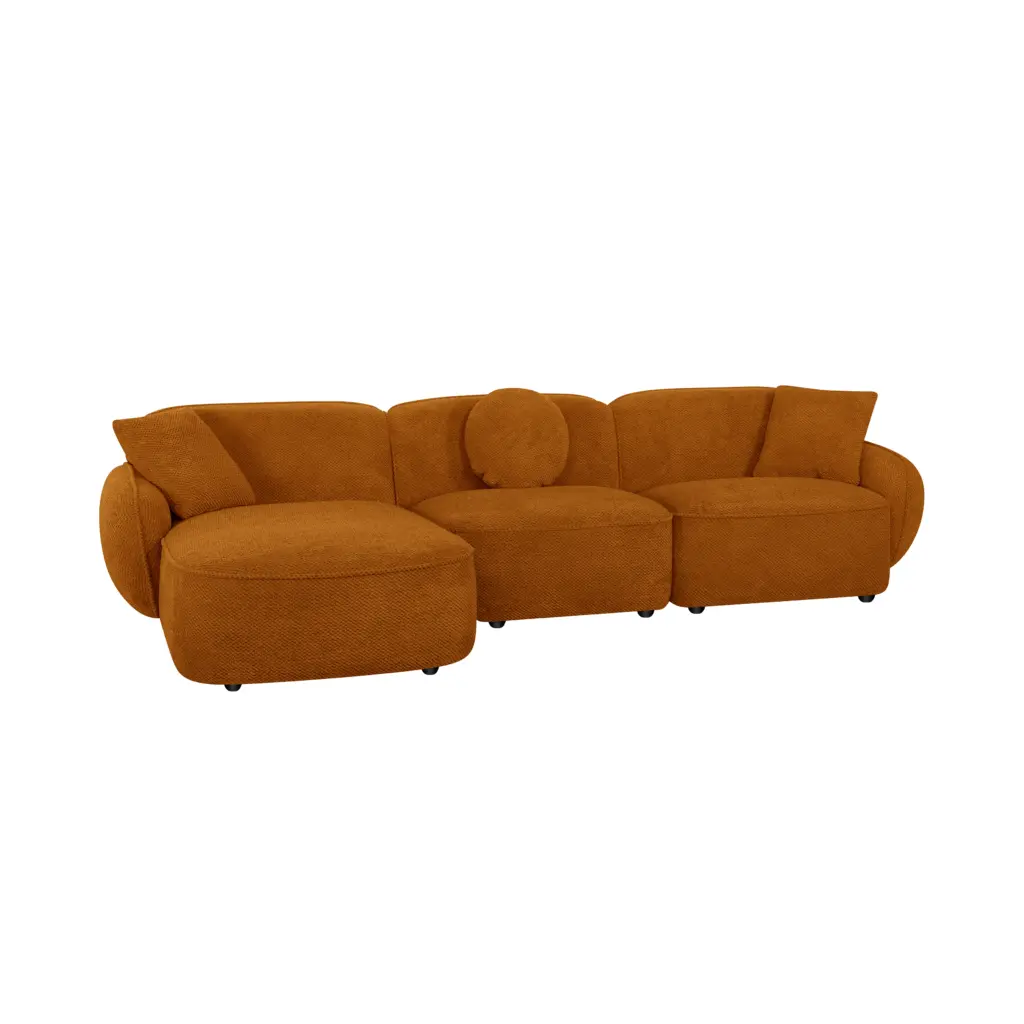 Fog Right Corner Sofa Rust Brown Scaled5 United Furniture