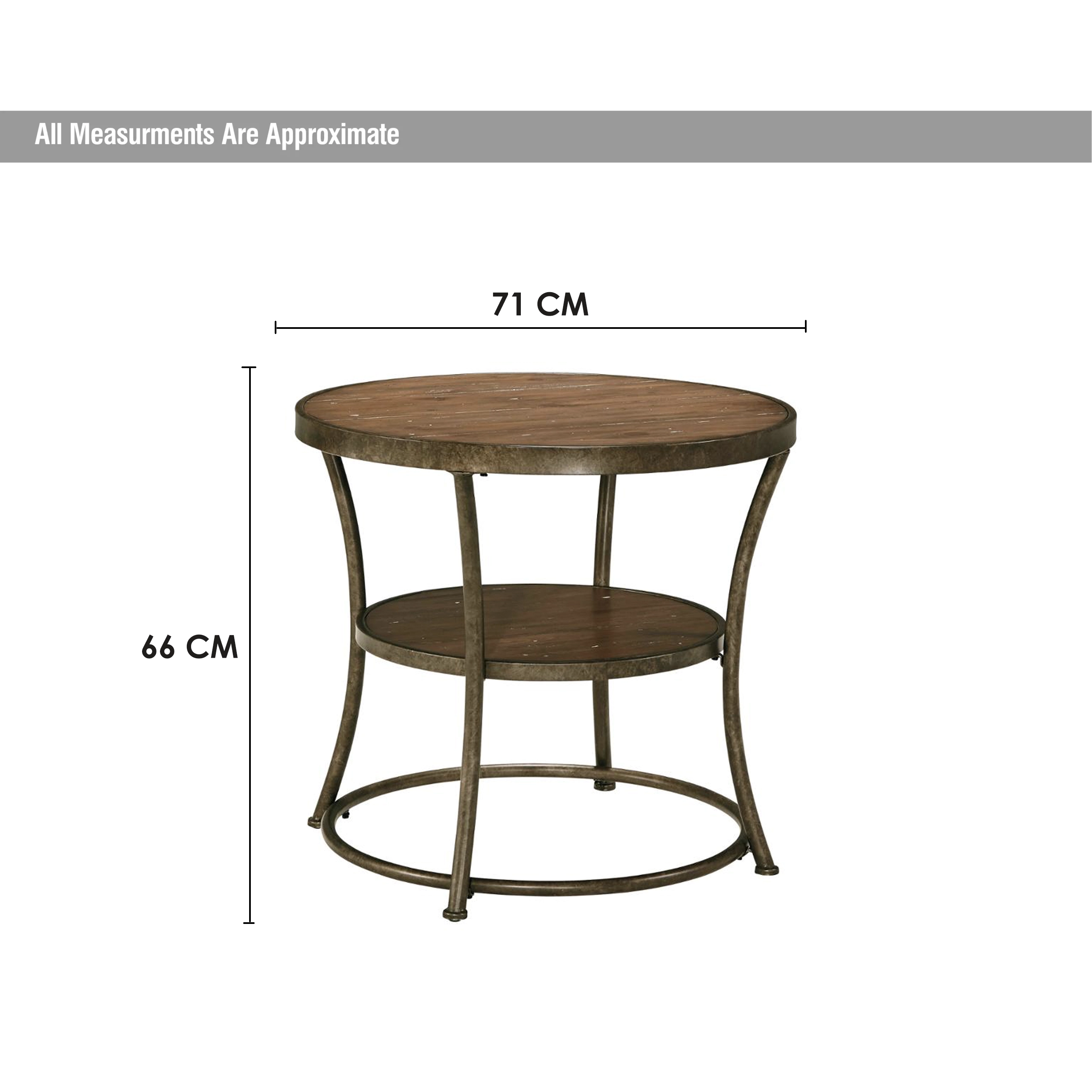 Nartina End Table Dim United Furniture