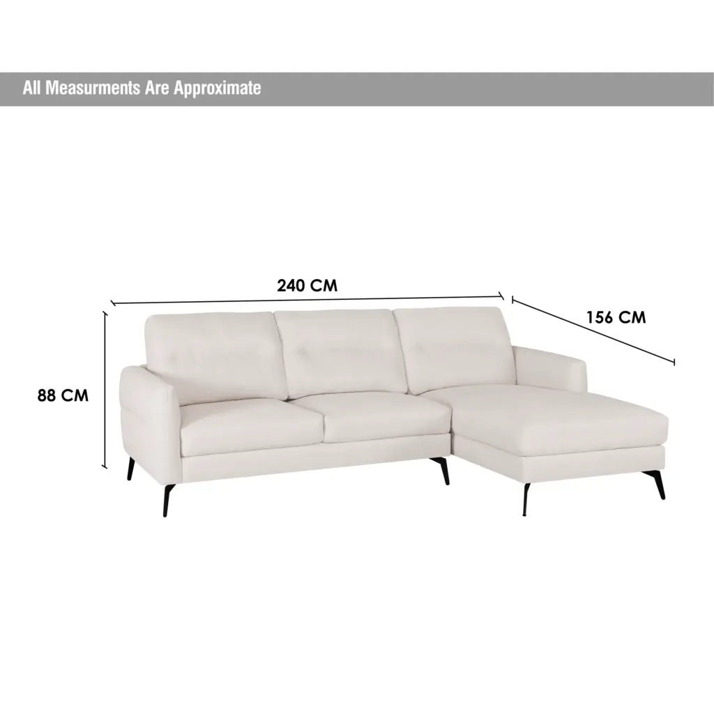 Nest Left Corner Sofa Beige Dim United Furniture