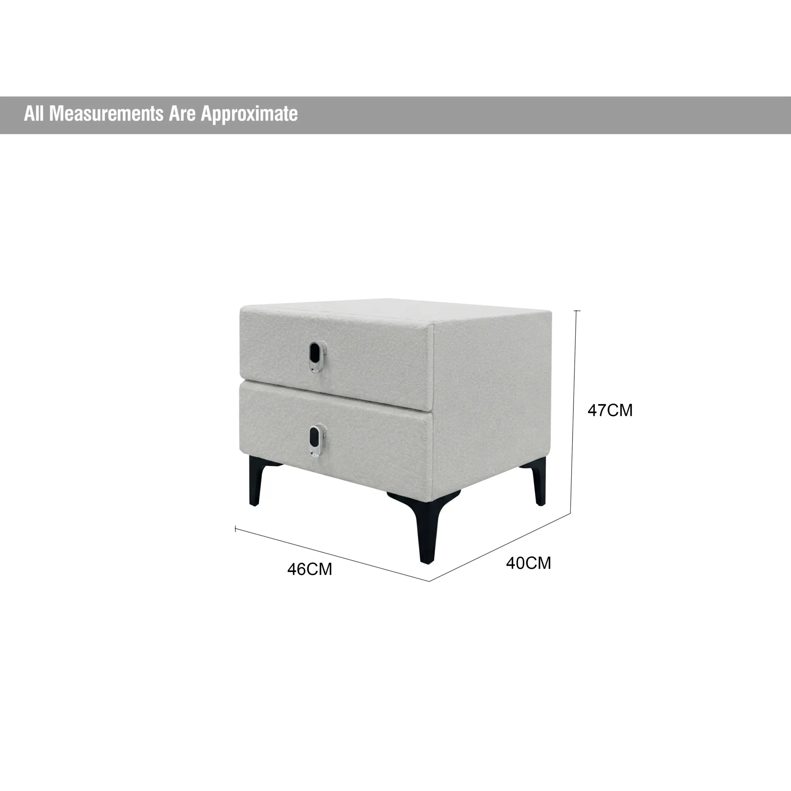 Novara Night Stand Beige Dia United Furniture