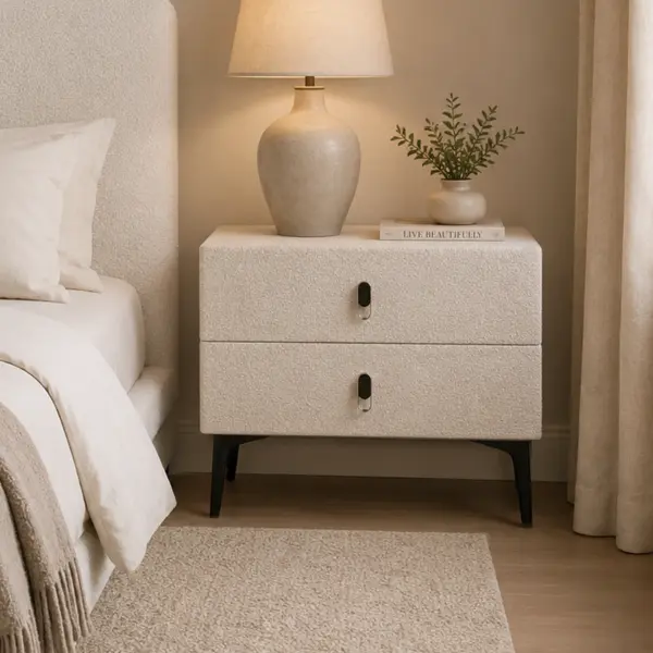Novara Night Stand - Beige