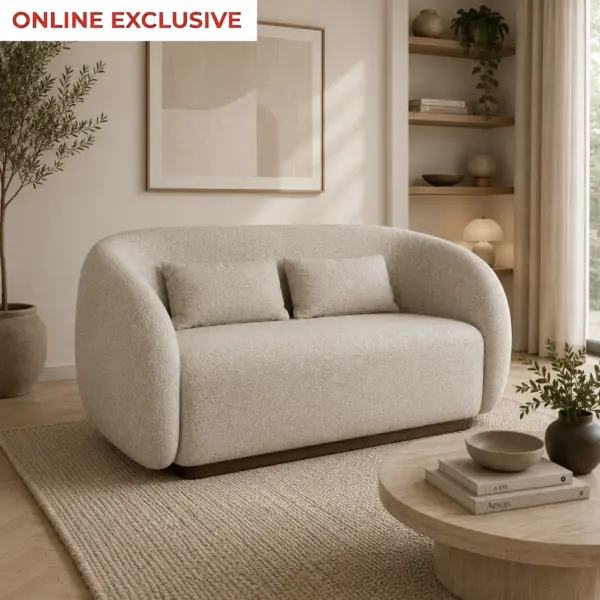 Orrin 2 Seater Sofa - Light Brown
