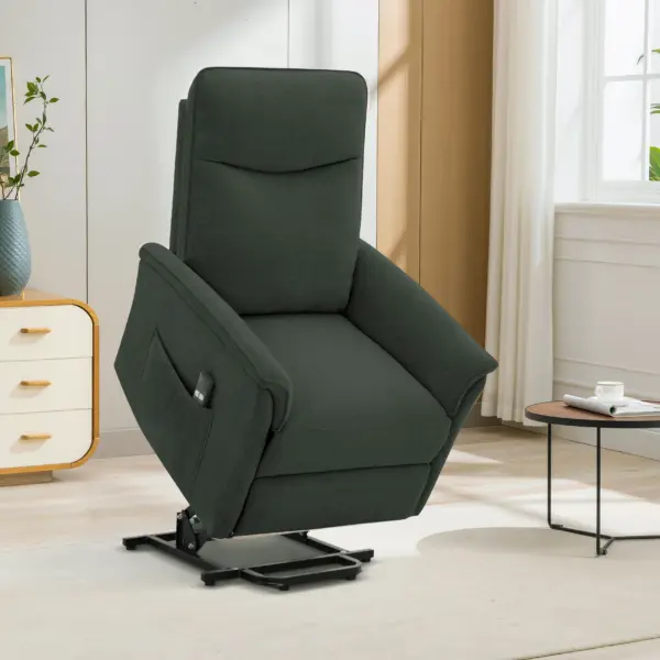 Prestio Single Seater with Power Recliner and Lift Option - Army Green