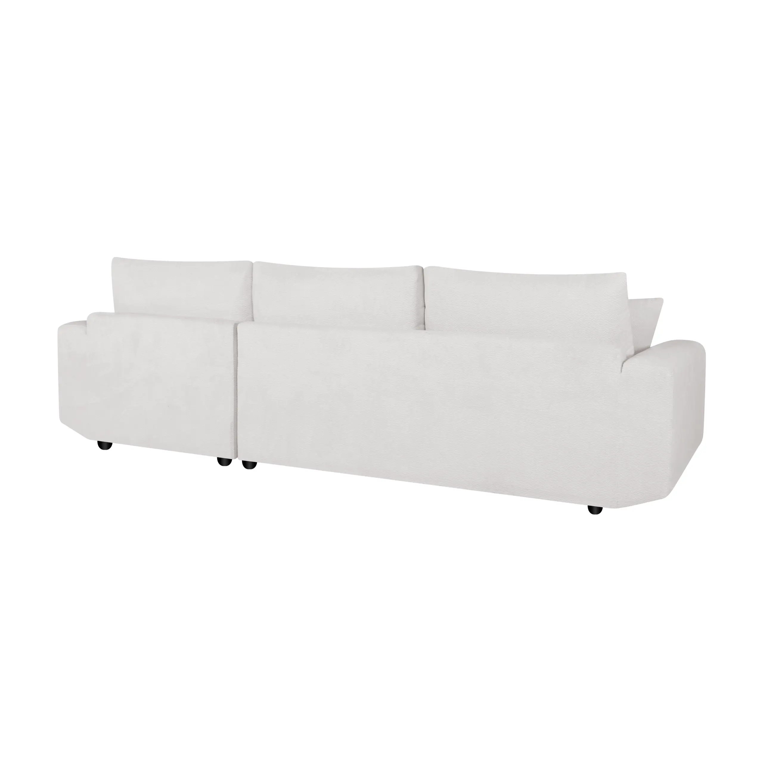 Solace Left Corner Cream Back United Furniture