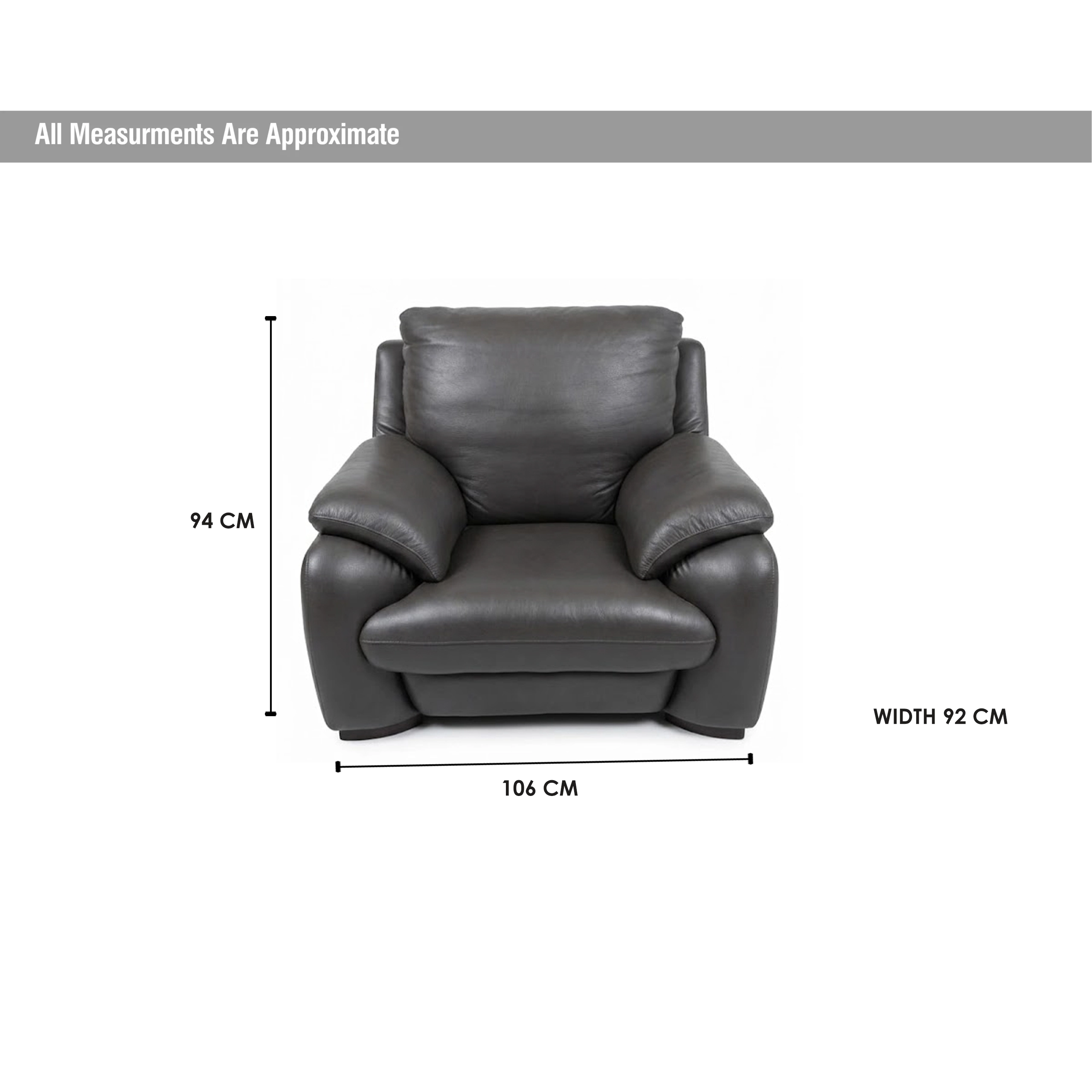Urano Single Seater Dim United Furniture