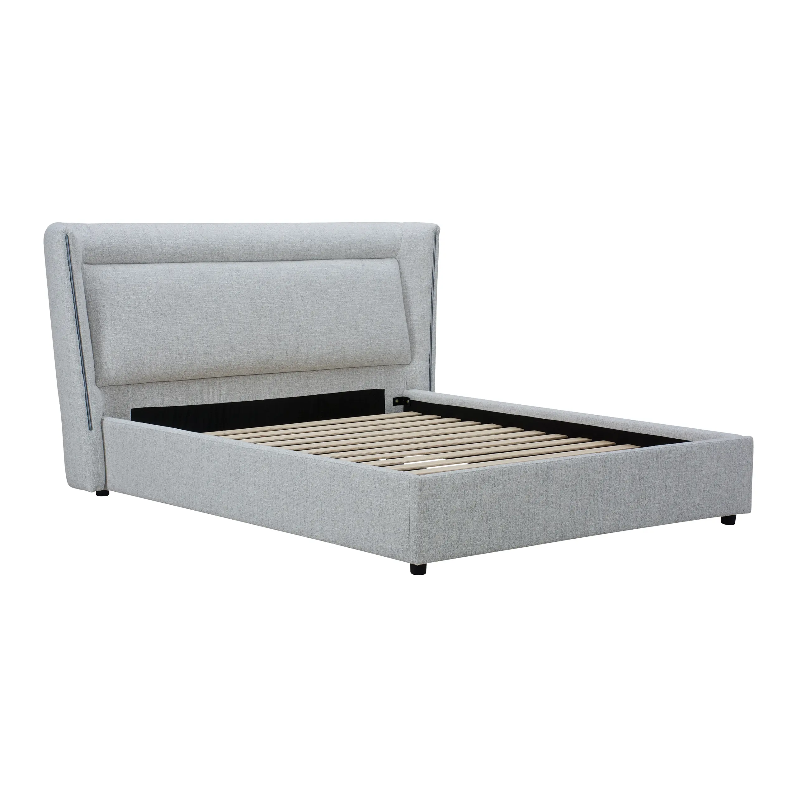 Zuri Bed Lightgrey Angle United Furniture