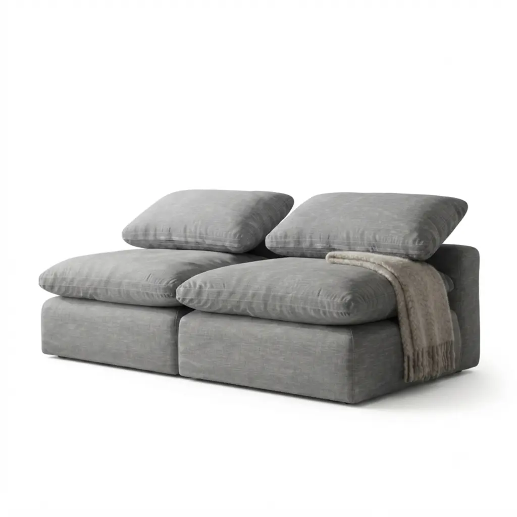 Aza 2 Seater Grey United Furniture