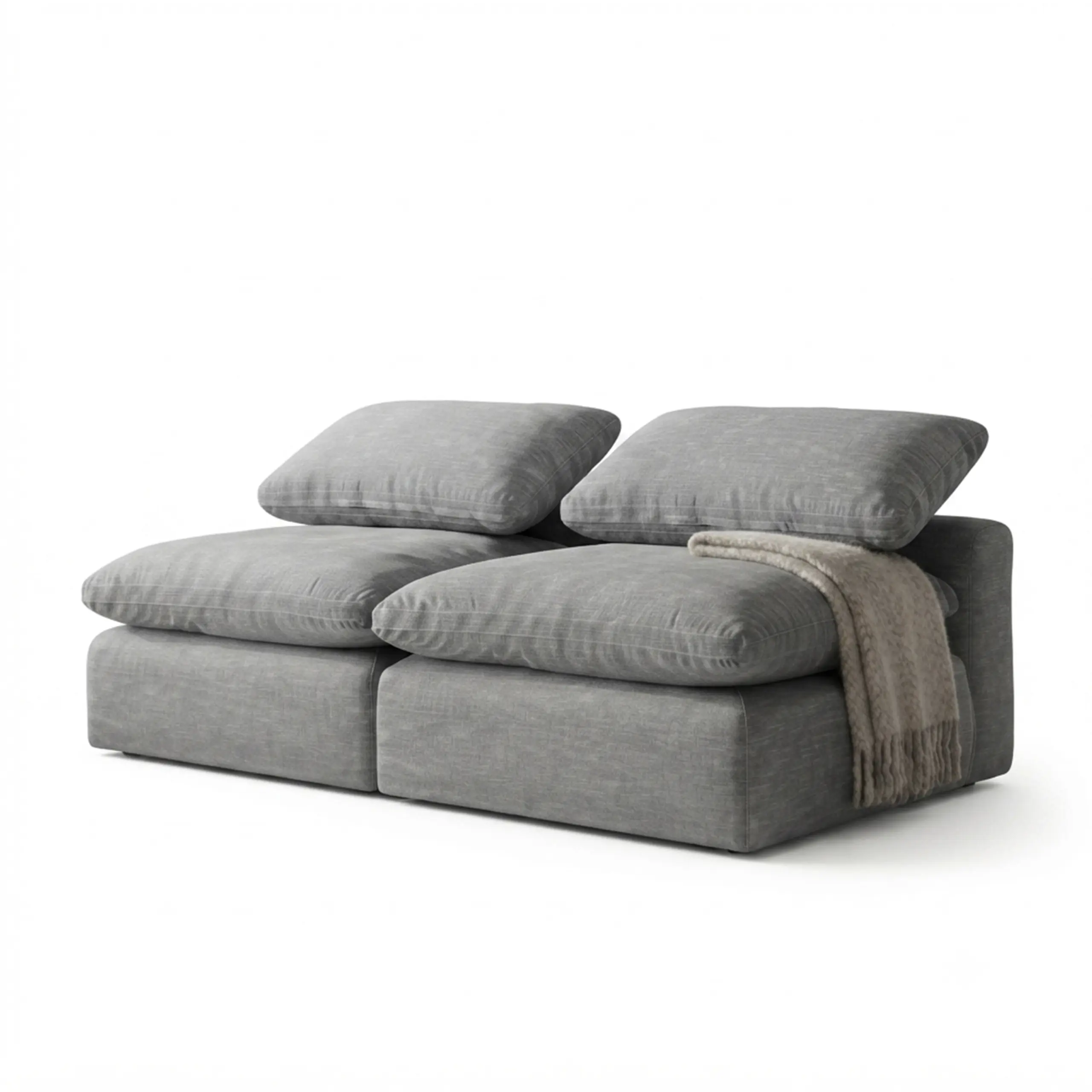 Aza 2 Seater Grey United Furniture