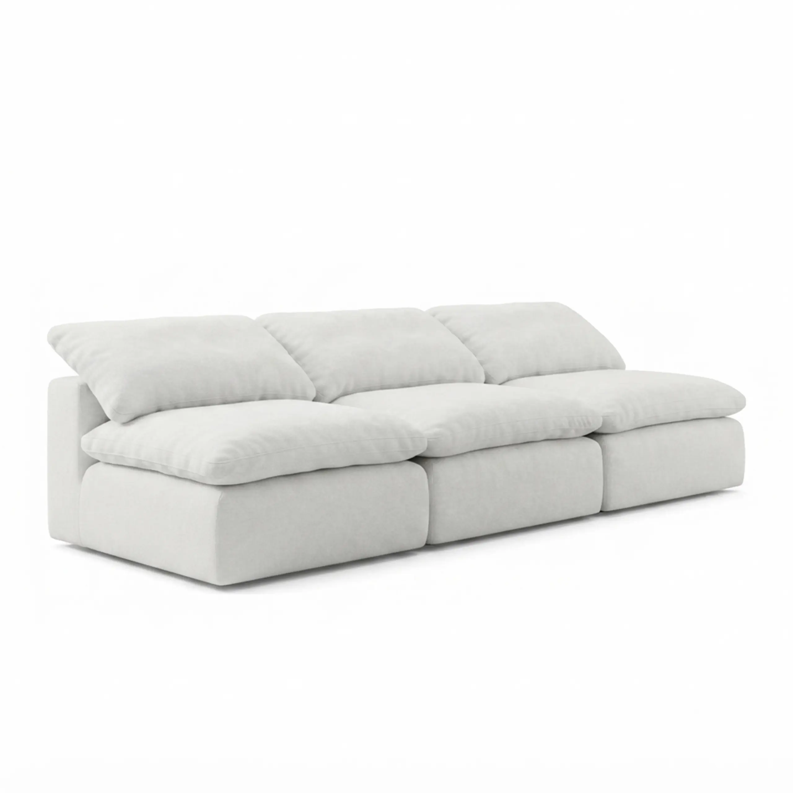 Aza 3 Seater White A United Furniture